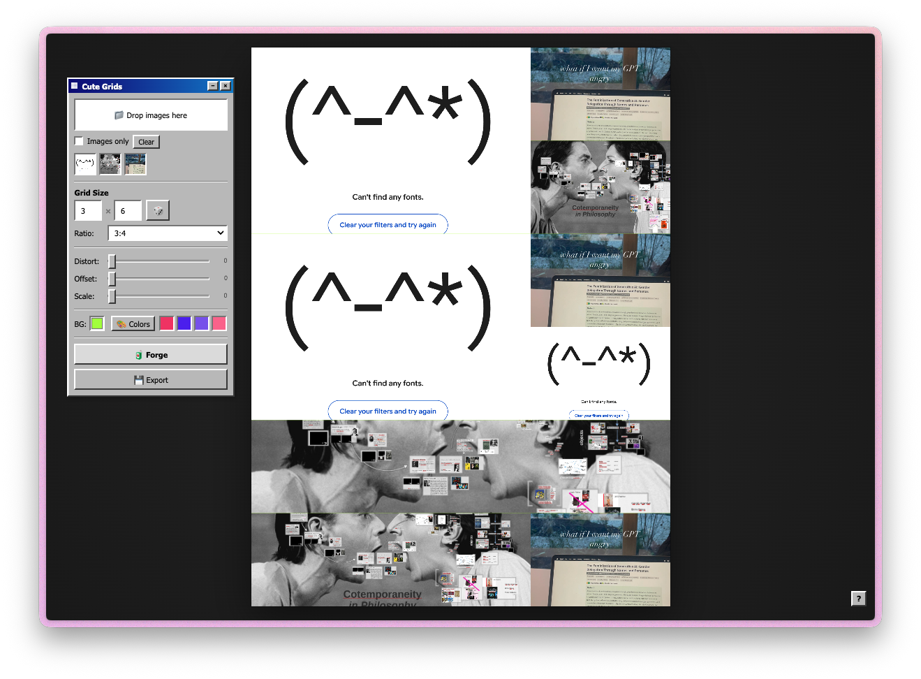 Custom made tool prepared for this workshop