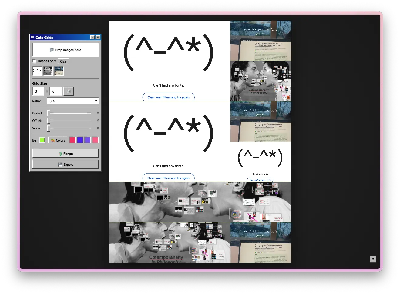 Custom made tool prepared for this workshop